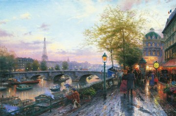Thomas Kinkade œuvres - Paris Tour Eiffel Thomas Kinkade